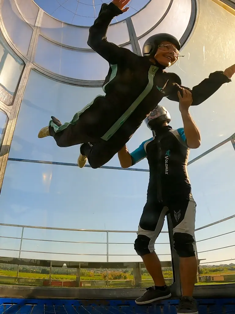 Simulateur de chute libre Aix-en-Provence — soufflerie Volomax Pujaut