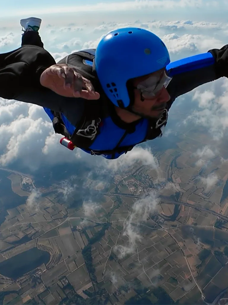 Stage PAC depuis Valence — formation parachutisme autonome Volomax Pujaut